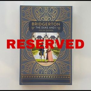 Julia Quinn Bridgerton The Duke and I Limited Edition Hardcover